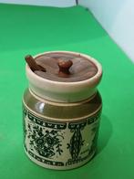 Antiek Zaanse Mosterd Potje.  Delfts, Ophalen of Verzenden