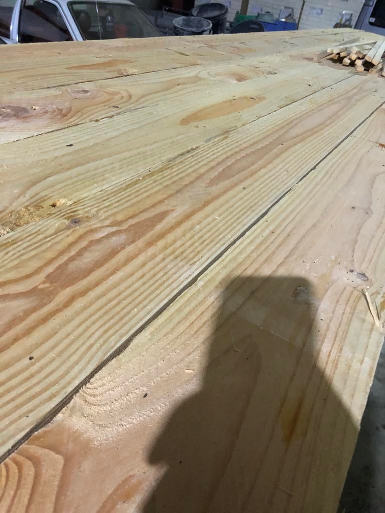 Douglas schuttingplanken ruw, Tuin en Terras, Palen, Balken en Planken, Ophalen, Nieuw, 250 cm of meer, Planken