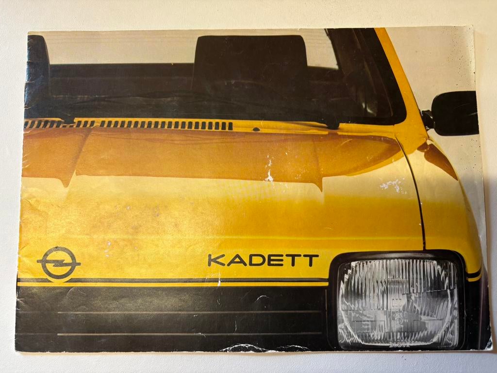 Originele reklameboekje opel kadett C, Ophalen of Verzenden