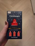 Kerstballen kersthuisjes rood, Diversen, Kerst, Ophalen of Verzenden, Nieuw