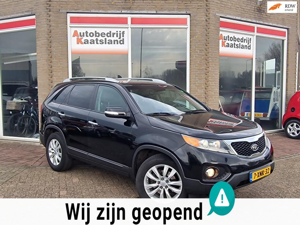 Kia Sorento 2.2 CRDi X-ecutive 4WD - Clima - Leer -, Auto's, Automaat, Euro 5, Gebruikt, Zwart