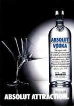 promotiekaart Absolut Vodka, Verzenden, 1980 tot heden, Ongelopen, Overige thema's