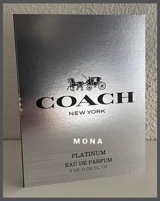 Coach Platinum parfum sample proefje tester monster, Sieraden, Tassen en Uiterlijk, Uiterlijk | Parfum, Nieuw, Verzenden