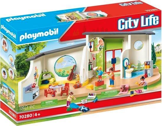 70280 + 9870 kinderdagverblijf "De Regenboog" + speelhoek, Kinderen en Baby's, Speelgoed | Playmobil, Nieuw, Complete set, Ophalen of Verzenden