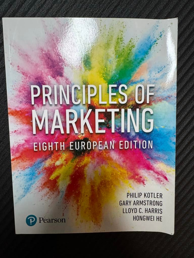 Principles of Marketing - Eighth European Edition, Boeken, Ophalen of Verzenden, Gelezen, Economie en Marketing