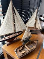 Vintage zeilbootjes en roeibootje - kleine modelbootjes, Gebruikt, Ophalen, Overige merken, Groter dan 1:32