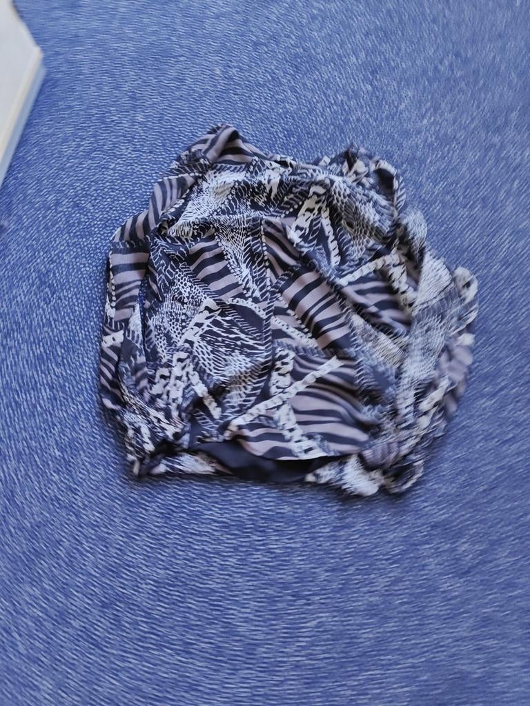 Freesique blouse met dierenprint, maat M, Kleding | Dames, Blouses en Tunieken, Freesique, Zwart, Zo goed als nieuw, Ophalen