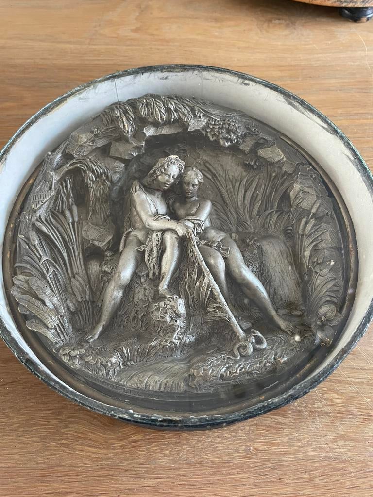 Antiek sculptuur  van p. Joseph Gayrard et c yon, Ophalen of Verzenden