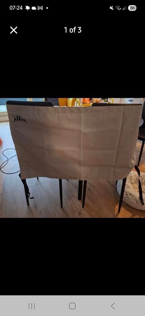 2x Obelink raamafdekking zonder pees, Caravans en Kamperen, Caravan accessoires, Ophalen of Verzenden, Zo goed als nieuw