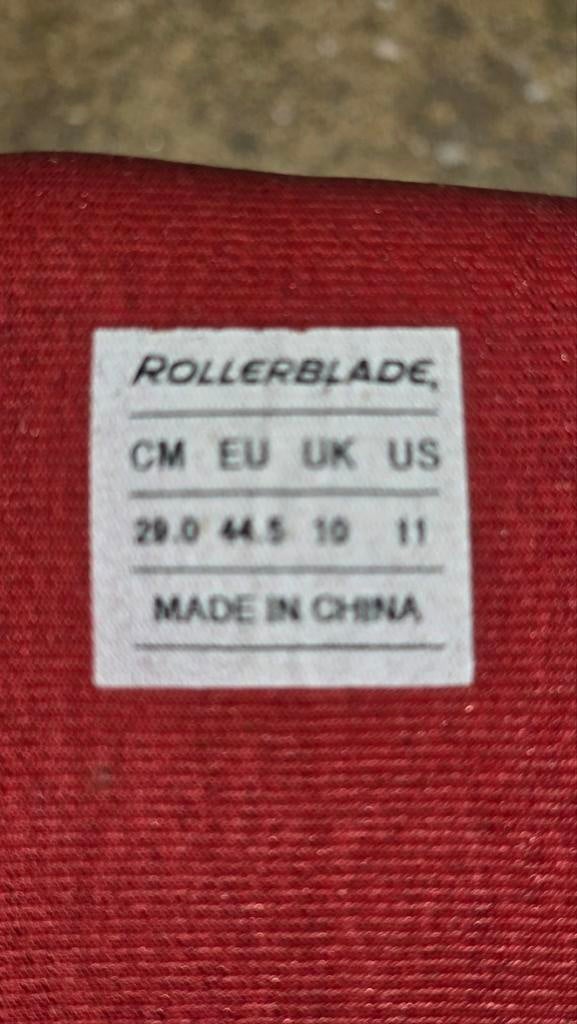 Rollerblade inline skates - Maat 44.5 - Weinig gebruikt, Overige merken, Heren, Ophalen of Verzenden, Zo goed als nieuw