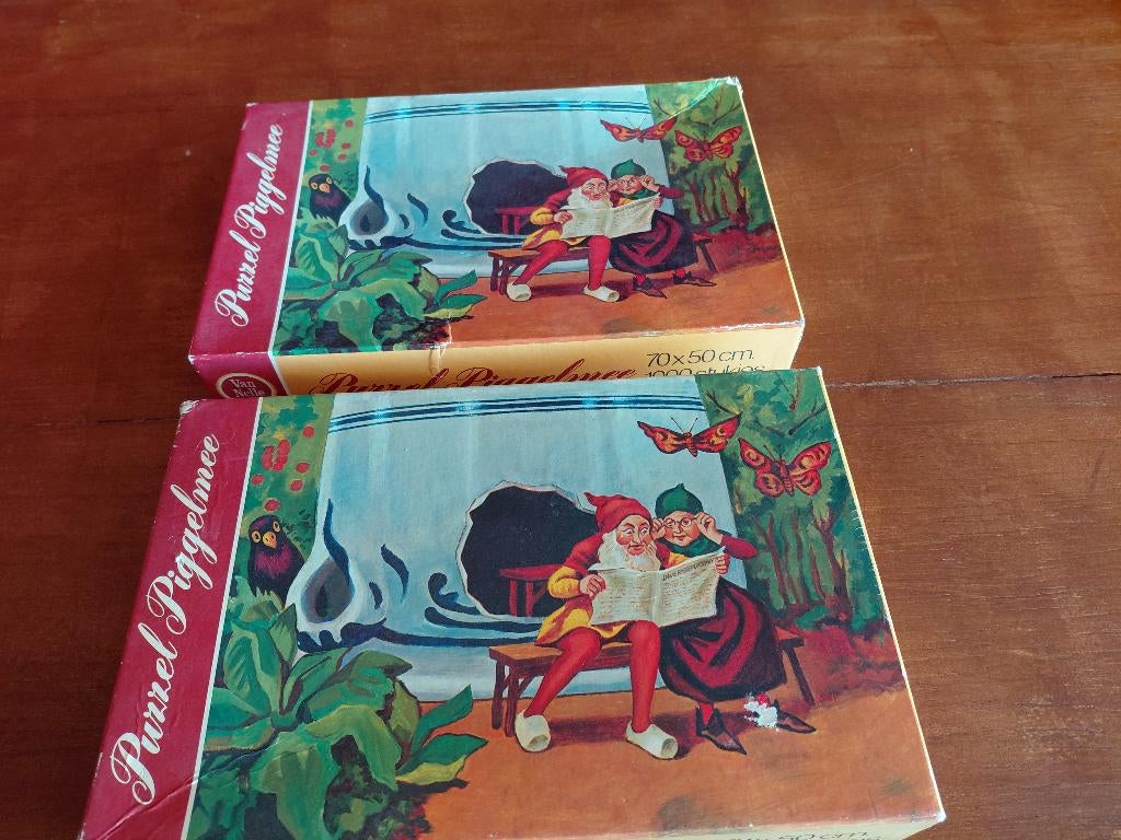 Twee legpuzzels van Piggelmee, Ophalen of Verzenden, 500 t/m 1500 stukjes, Gebruikt