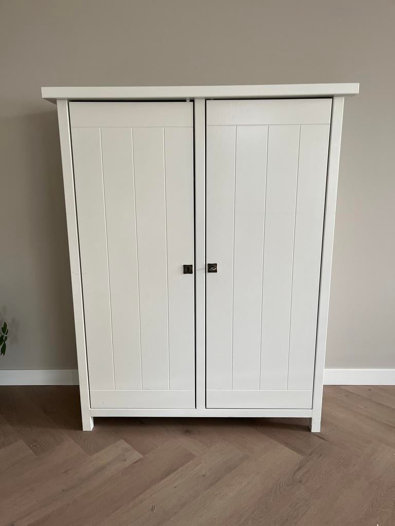 Landelijke stijl kast wit - 114x143x44 cm, Huis en Inrichting, Kasten | Overige, Ophalen, Gebruikt