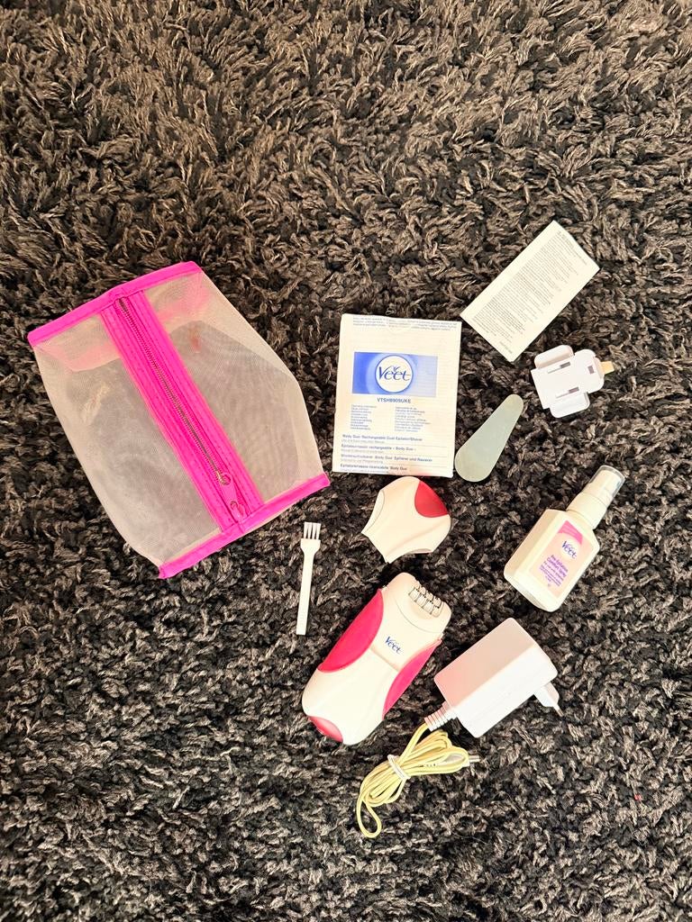 Veet Epilady - complete set, Witgoed en Apparatuur, Persoonlijke-verzorgingsapparatuur, Ophalen of Verzenden, Zo goed als nieuw