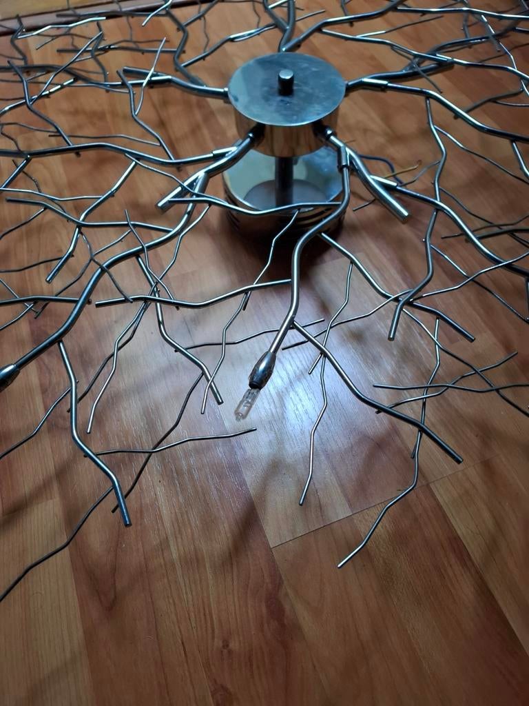 Rietveld plafondlamp takken chroom, Ophalen