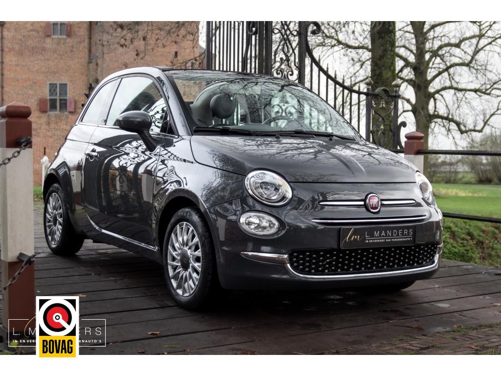 Fiat 500C 1.2 Lounge 2018 GRIJS | Cabrio | Airco | Benzine |, Auto's, Keurmerk '100% Onderhouden', Gebruikt, 4 cilinders, Cabriolet