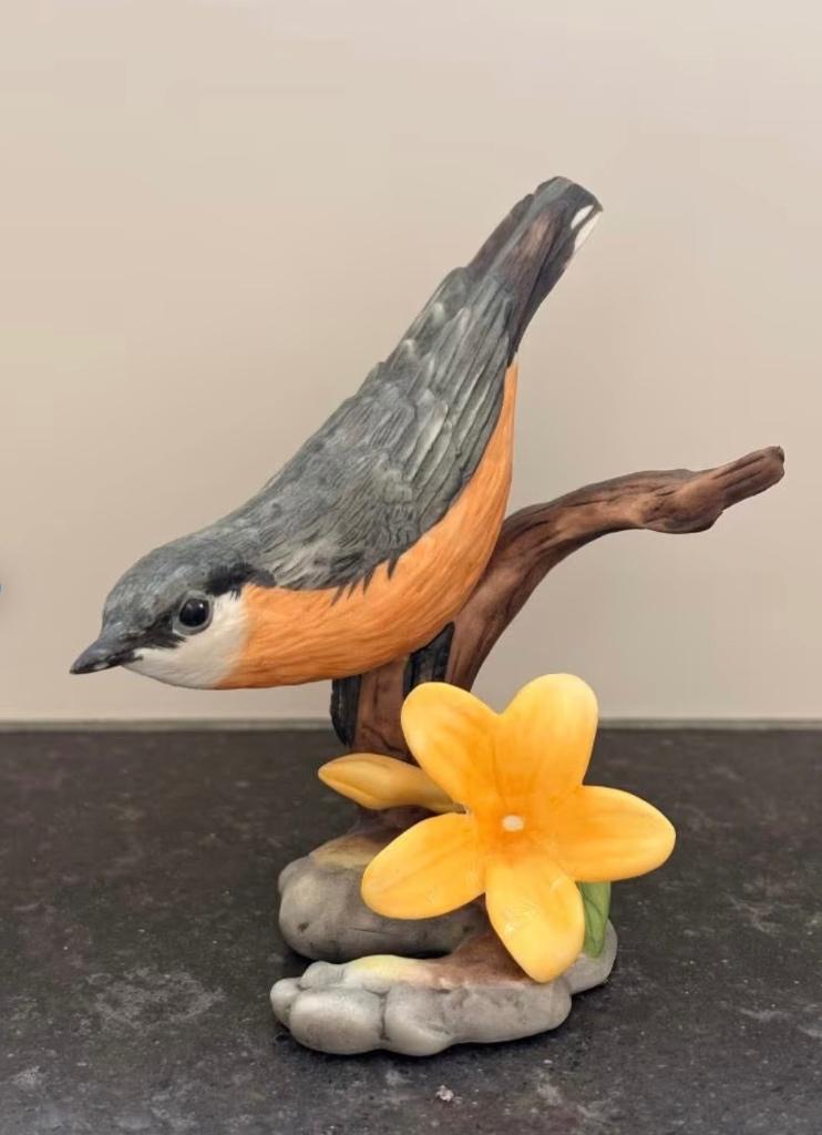 Porseleinen vogeltjes Franklin Mint, Ophalen of Verzenden, Zo goed als nieuw, Porselein, Beeldje(s)