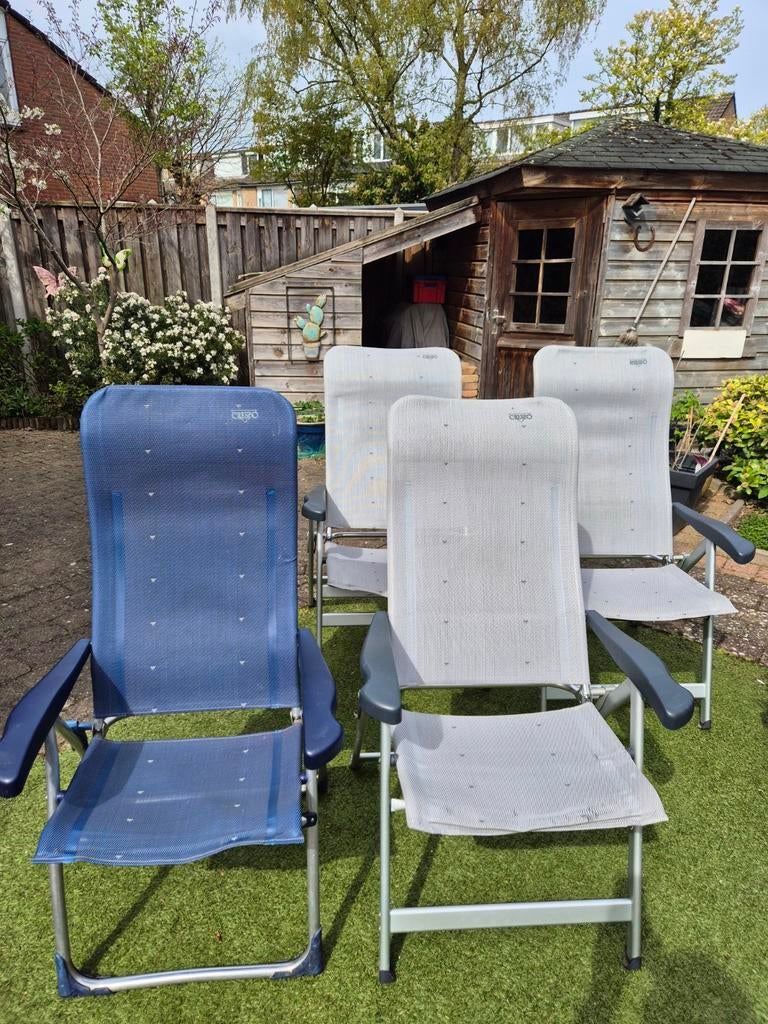 4 Crespo stoelen, Ophalen, Gebruikt, Campingstoel