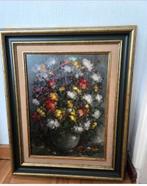 Bloemen schilderij van Theo van der Poel., Antiek en Kunst, Ophalen