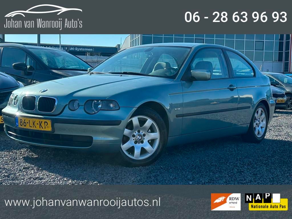 BMW 3-serie Compact 316ti Executive/AIRCO, Auto's, BMW, 4 cilinders, Bedrijf, Handgeschakeld, Grijs