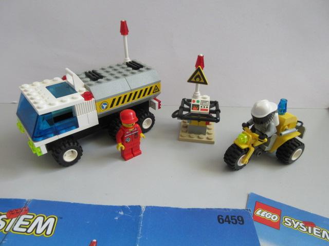 6459 Town, Tankwagen, Fuel Truck, Space Port met boekjes, Lego, Ophalen of Verzenden, Complete set, Compleet