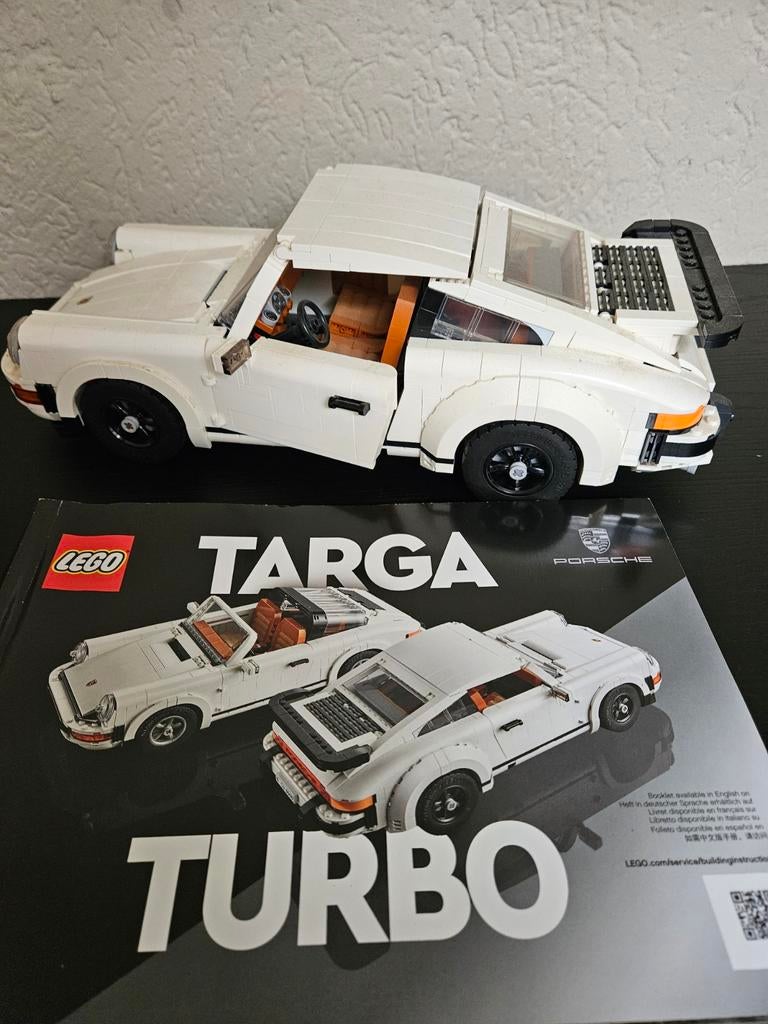 Lego Icons Porsche 911 Turbo (10295) met boekje, Kinderen en Baby's, Speelgoed | Duplo en Lego, Ophalen