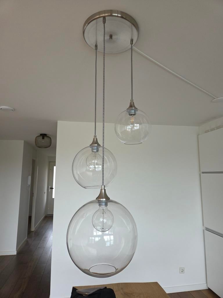 Dining Table lamp, Ophalen, Zo goed als nieuw, Glas, 75 cm of meer