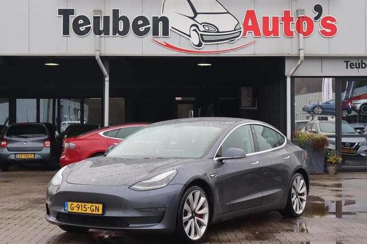 Tesla Model 3 Performance AWD 75 kWh Autopilot computer 3.0, Auto's, Tesla, Bedrijf, Te koop, Model 3, 4x4, ABS, Adaptive Cruise Control
