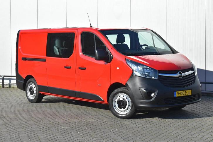 Opel Vivaro 1.6 CDTI L2H1 DC 6 Persoons Airco Navi Trekhaak, Auto's, Bestelauto's, Bedrijf, Te koop, ABS, Airbags, Airconditioning
