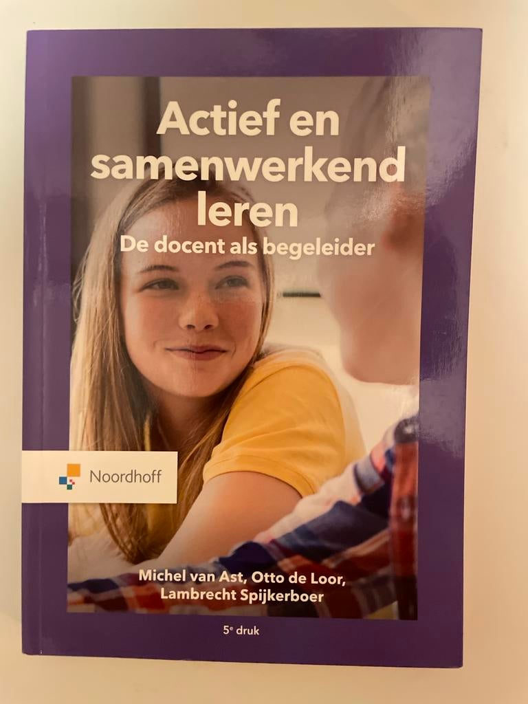Actief en samenwerkend leren - De docent als begeleider, Ophalen of Verzenden, Gamma, Zo goed als nieuw, HBO