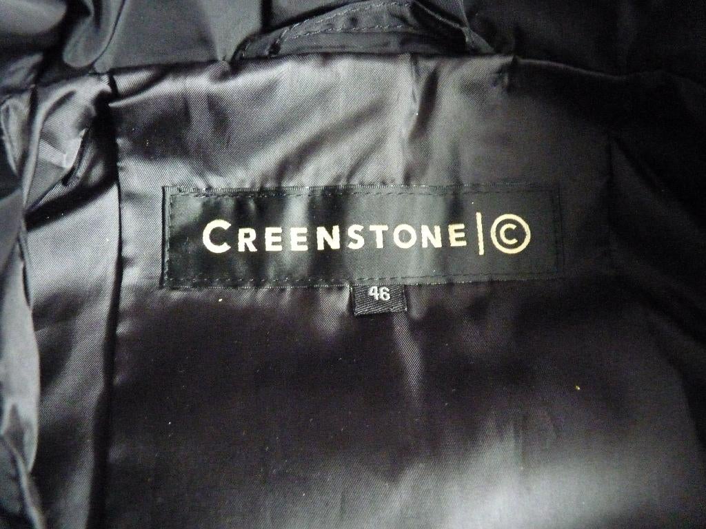 CREENSTONE jas nieuw mt.46, Verzenden, Zwart, Creenstone, Maat 46/48 (XL) of groter