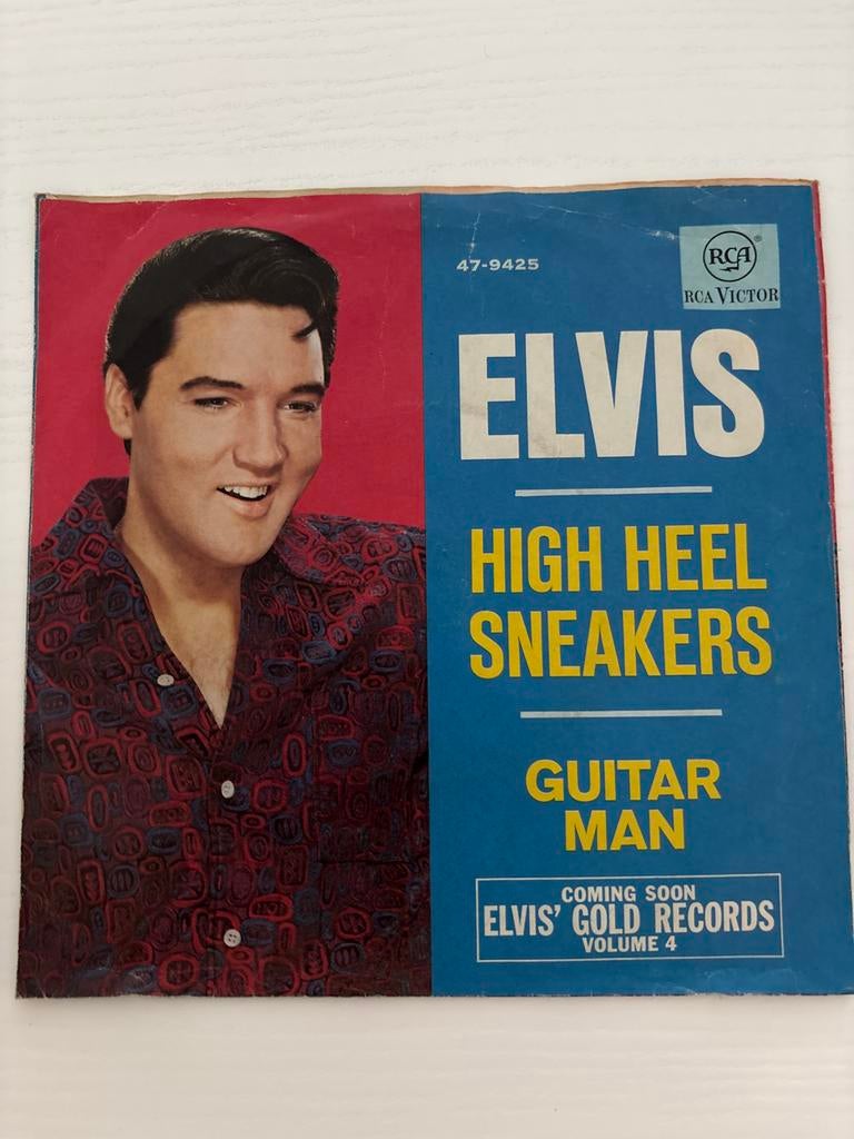 Elvis Presley - High Heel Sneakers / Guitar Man 45 rpm, Ophalen of Verzenden, Zo goed als nieuw, Cd of Plaat