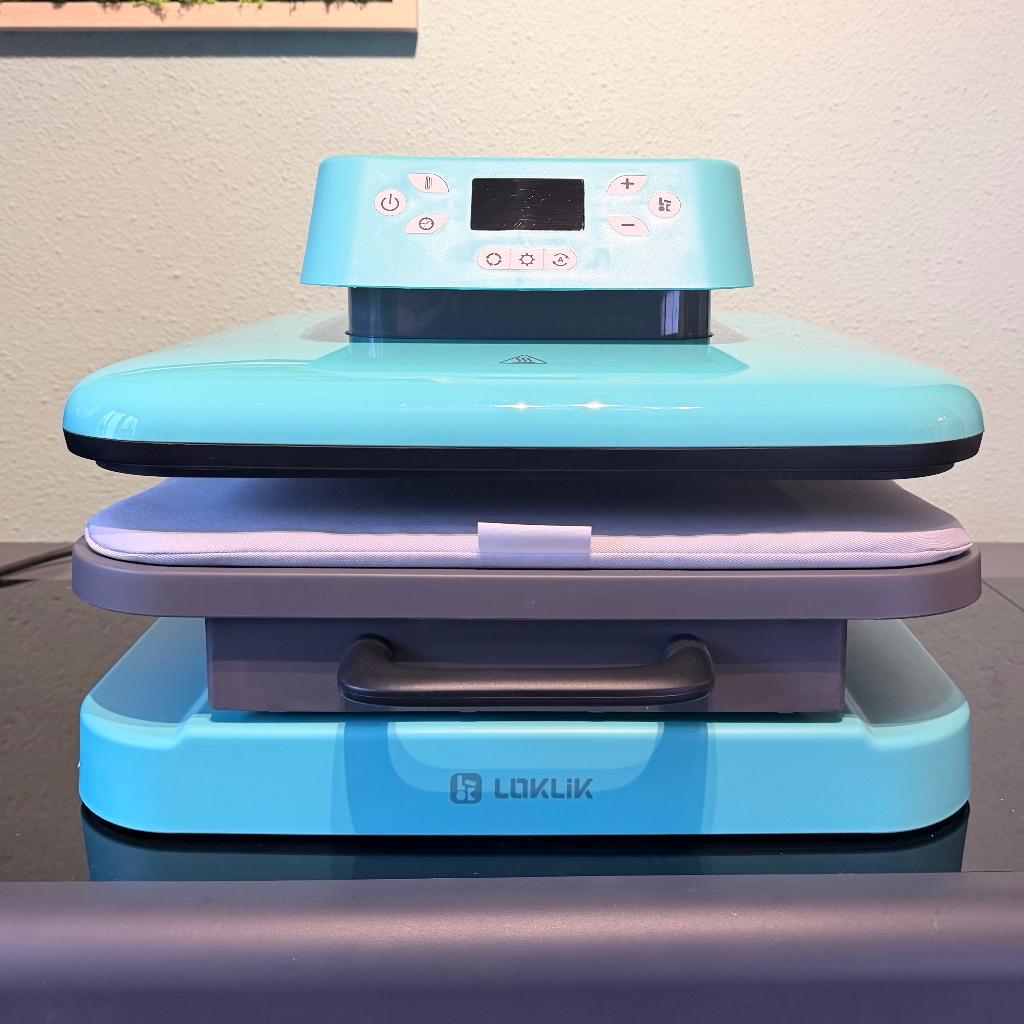 Loklik Automatische Hittepers, Ophalen, Zo goed als nieuw, Machine, Blauw