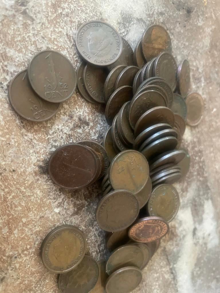 Nederlandse 1 cent munt Koningin Juliana 1952, Postzegels en Munten, Munten | Nederland, Ophalen of Verzenden, Koningin Juliana