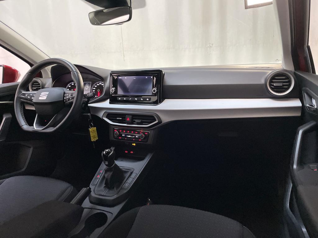 Seat Ibiza 1.0 EcoTSI Style Parkeersensoren App-Connect Clim, Voorwielaandrijving, Stof, 95 pk, Met garantie (alle)