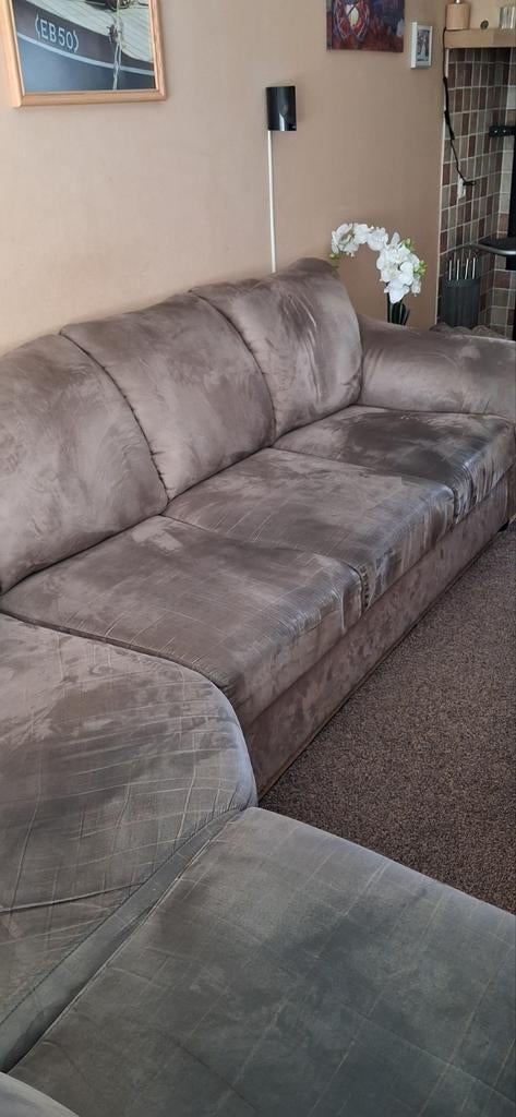 Hoekbank, Ophalen, 250 tot 300 cm, Gebruikt, 75 tot 100 cm