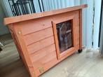Kattenhuis 2x verschillende maten. Bruin, hout, gebeitst., Dieren en Toebehoren, Hondenhokken, Ophalen of Verzenden, Nieuw, Minder dan 75 cm