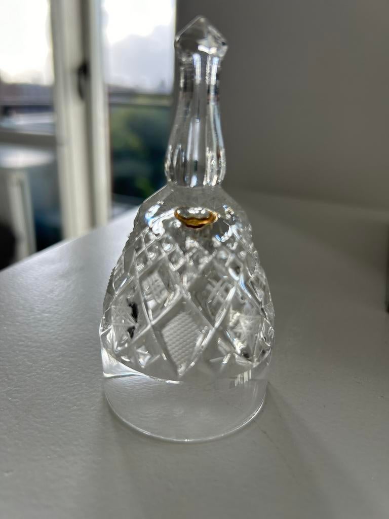 Mooie kristallen tafelbel, Ophalen of Verzenden
