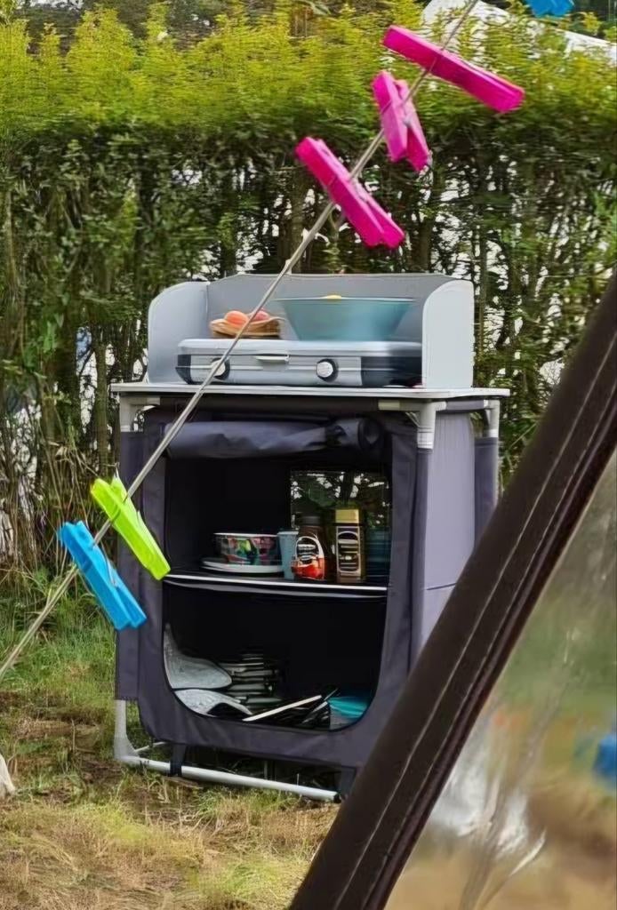 Campingkeuken Redwood, Ophalen, Gebruikt, Campingkast