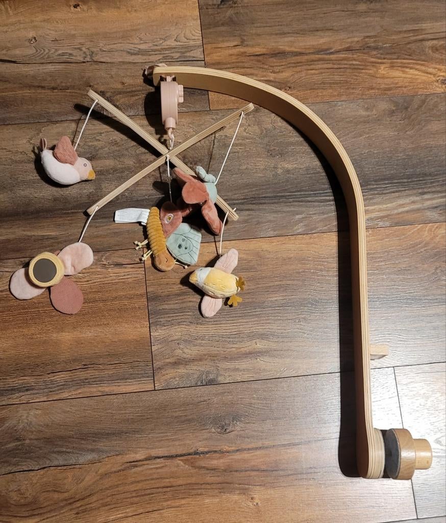 Little Dutch houten muziekmobiel, Kinderen en Baby's, Ophalen, Zo goed als nieuw, Mobiel