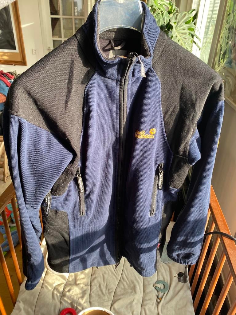 Jack Wolfskin Corduroy Fleece Storm Lock - L, Kleding | Heren, Jassen | Winter, Ophalen of Verzenden, Gedragen, Maat 52/54 (L)
