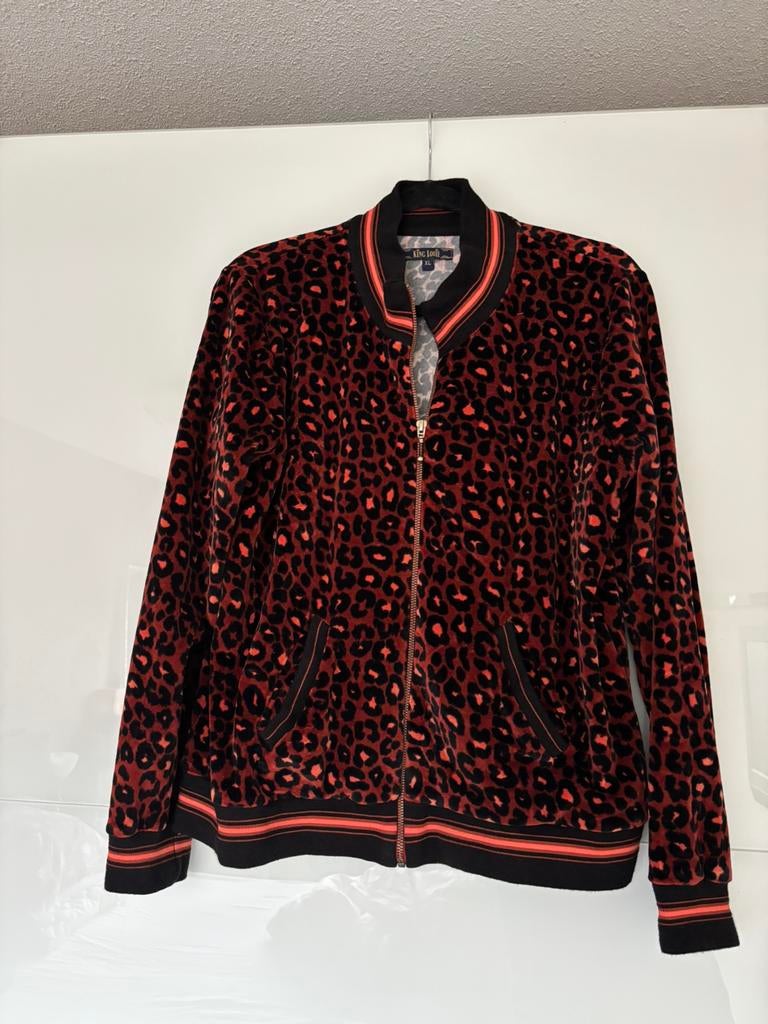 Mooi fluwelen vest king louie mt xl, Ophalen of Verzenden, Zo goed als nieuw, Maat 46/48 (XL) of groter