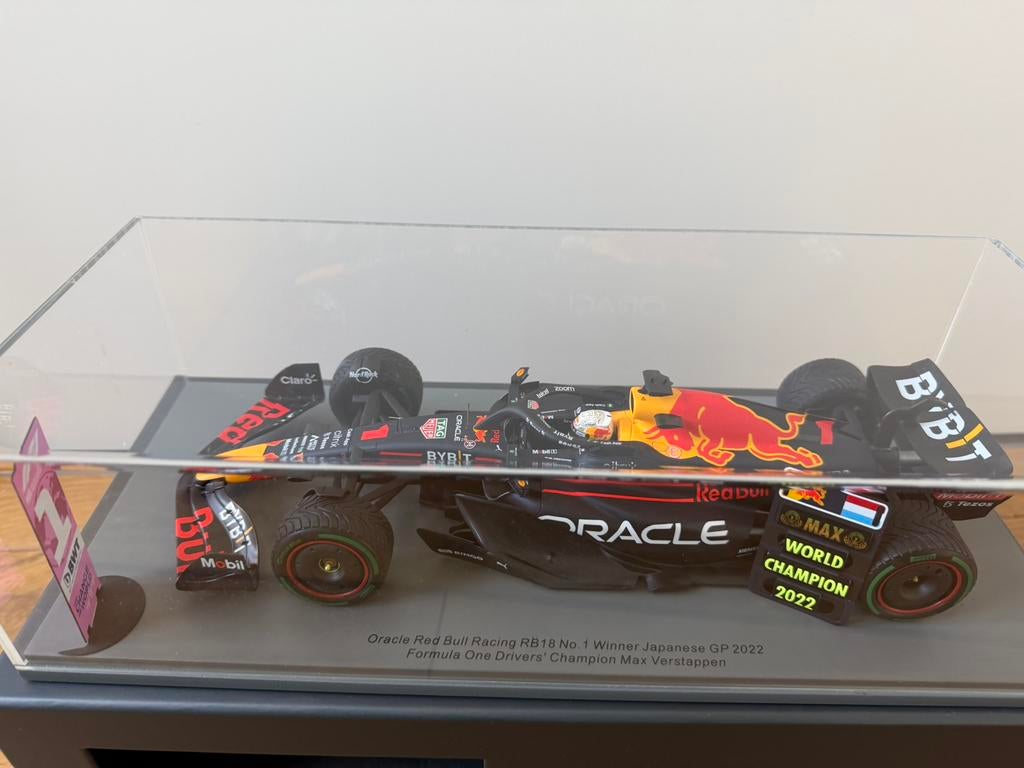 Max Verstappen 1:18 Japan (World Champion) 2022 (Spark), Ophalen of Verzenden, Nieuw, Auto, Overige merken