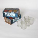 Vintage Riihimäki drinkglazen nieuw Fins design glas, Glas of Glazen, Riihimäki, Onbekend, Nieuw