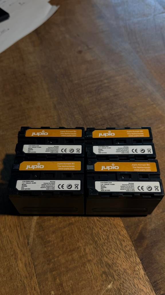 JUPIO NP-F970 7400 mAh, Ophalen, Zo goed als nieuw