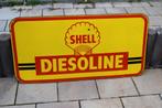 emaillebord shell diesoline 1953 in topconditie, Verzamelen, Ophalen, Gebruikt, Reclamebord