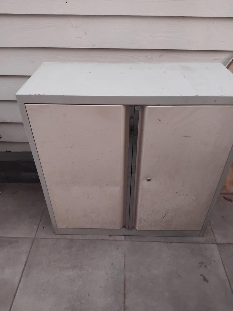 Ijzeren archiefkast 100x45x100 cm Prijs 25, Ophalen of Verzenden, 25 tot 50 cm, 50 tot 100 cm, 150 tot 200 cm