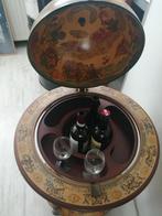 XL ORIGINELE ITALIAANSE GLOBEBAR BAR GLOBE WIJN BAR 95X58 CM, Ophalen of Verzenden