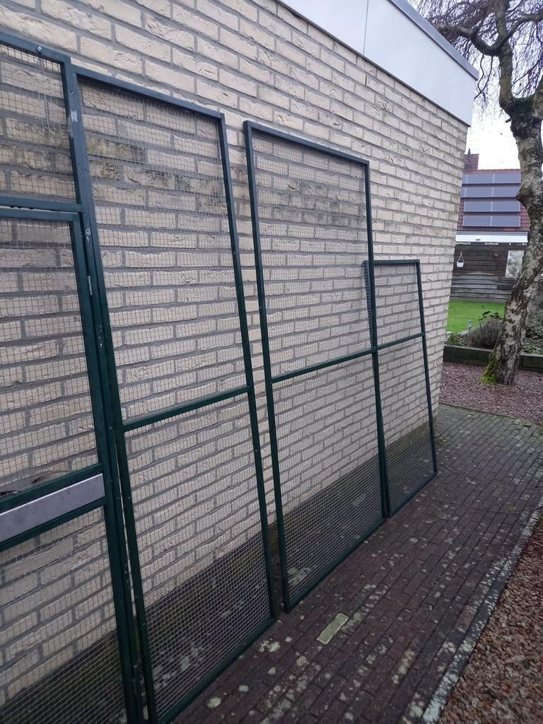 6 voliere panelen.(bieden op alles), Dieren en Toebehoren, Ophalen, Gebruikt, Aluminium, Volière