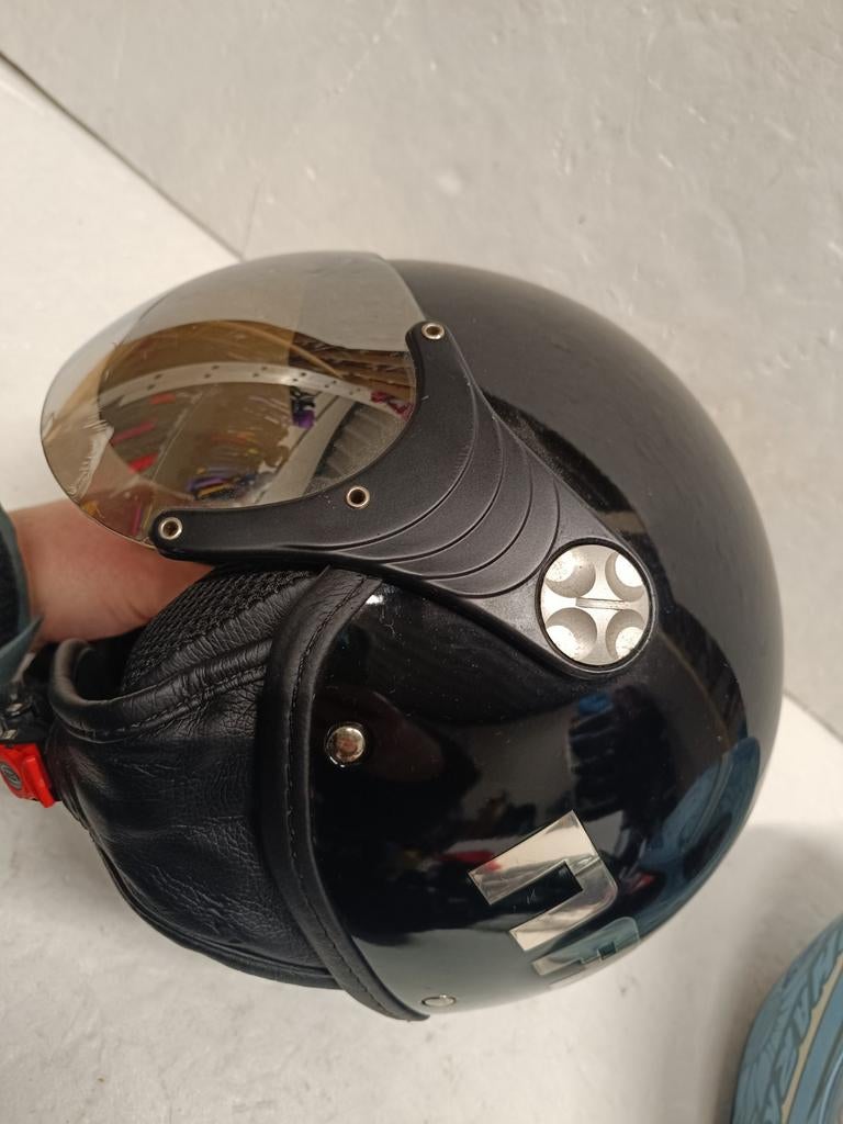Naufashion motorhelm scooterhelm maat M 57-58cm 1100gram, Fietsen en Brommers, Brommerhelmen, Gebruikt, Ophalen of Verzenden, Medium