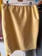 Geel damespak: blazer en rok, Maat 38/40 (M), Geel, Ophalen of Verzenden, Zo goed als nieuw